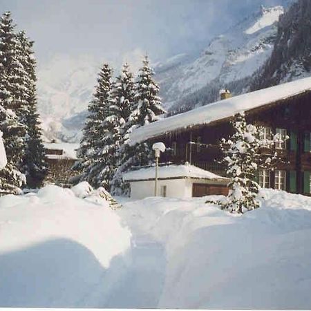 Familienferien Im Chalet Baergli Kandersteg Exterior foto